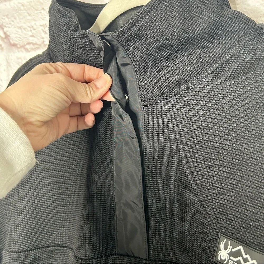 NWT Spyder Men’s Bonded Sweater Fleece Shirt - Picture 11 of 16
